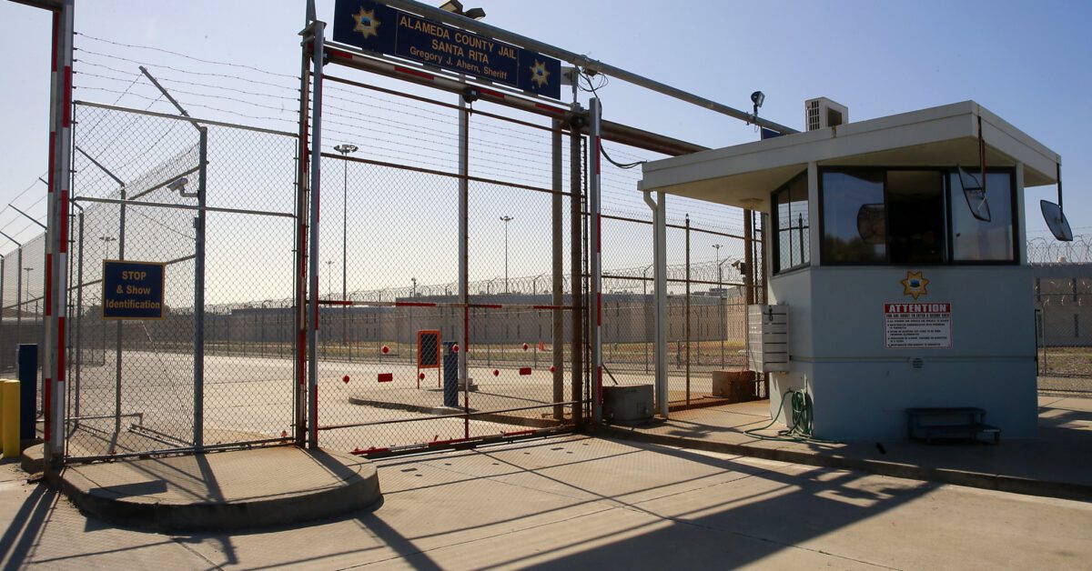 Alameda County jail exterior representing domestic violence bail bond assistance