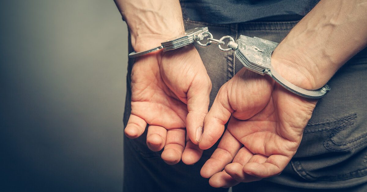 Man in handcuffs